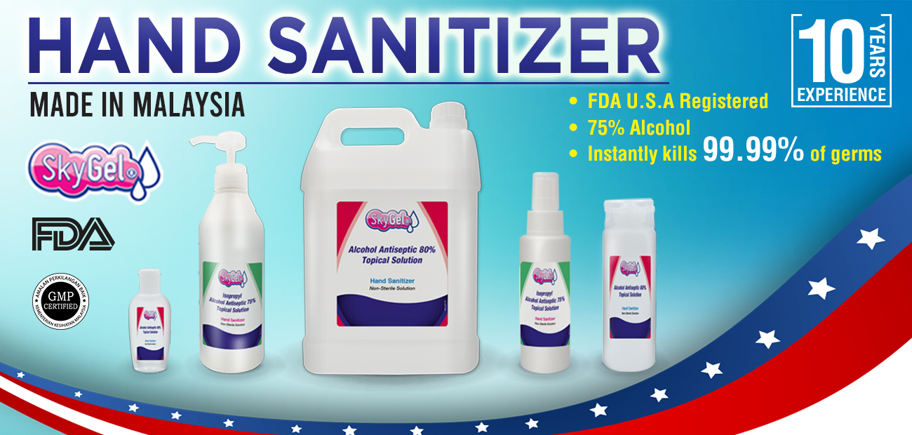 Hand Sanitizer Manufacturer USA FDA Registered 10 Years Experience