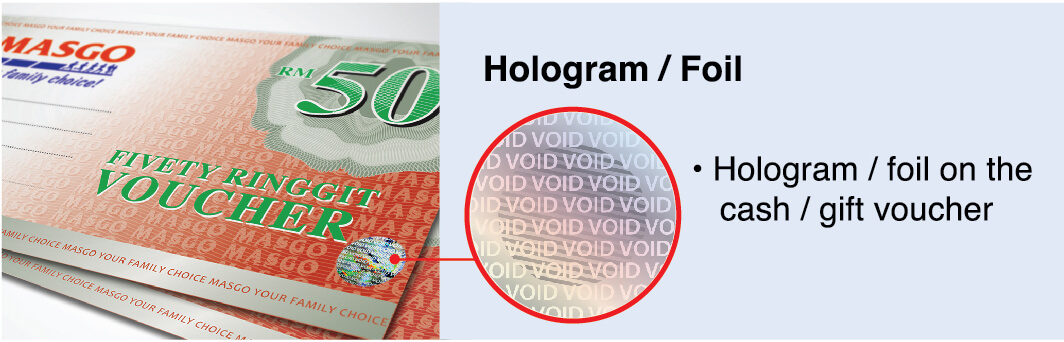 hologram / foil