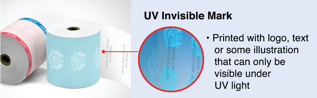 UV invisible mark