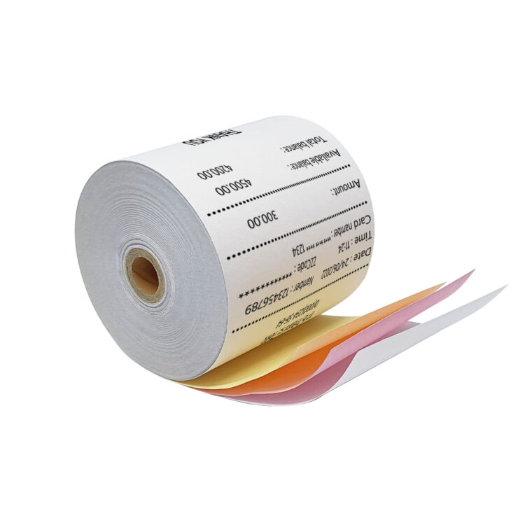 The importance of clear printout on all ply of carbonless paper roll