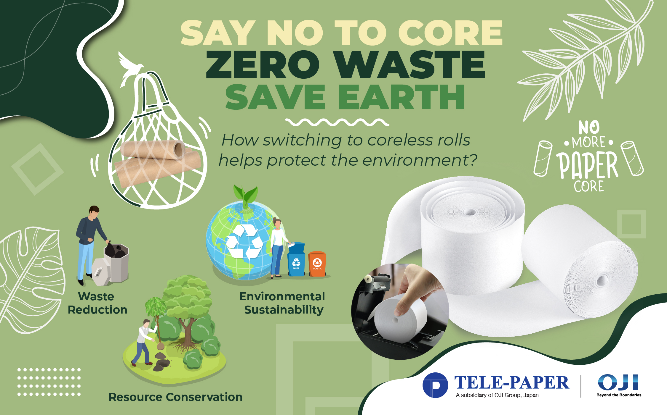 💚 Go Coreless. Go Greener.