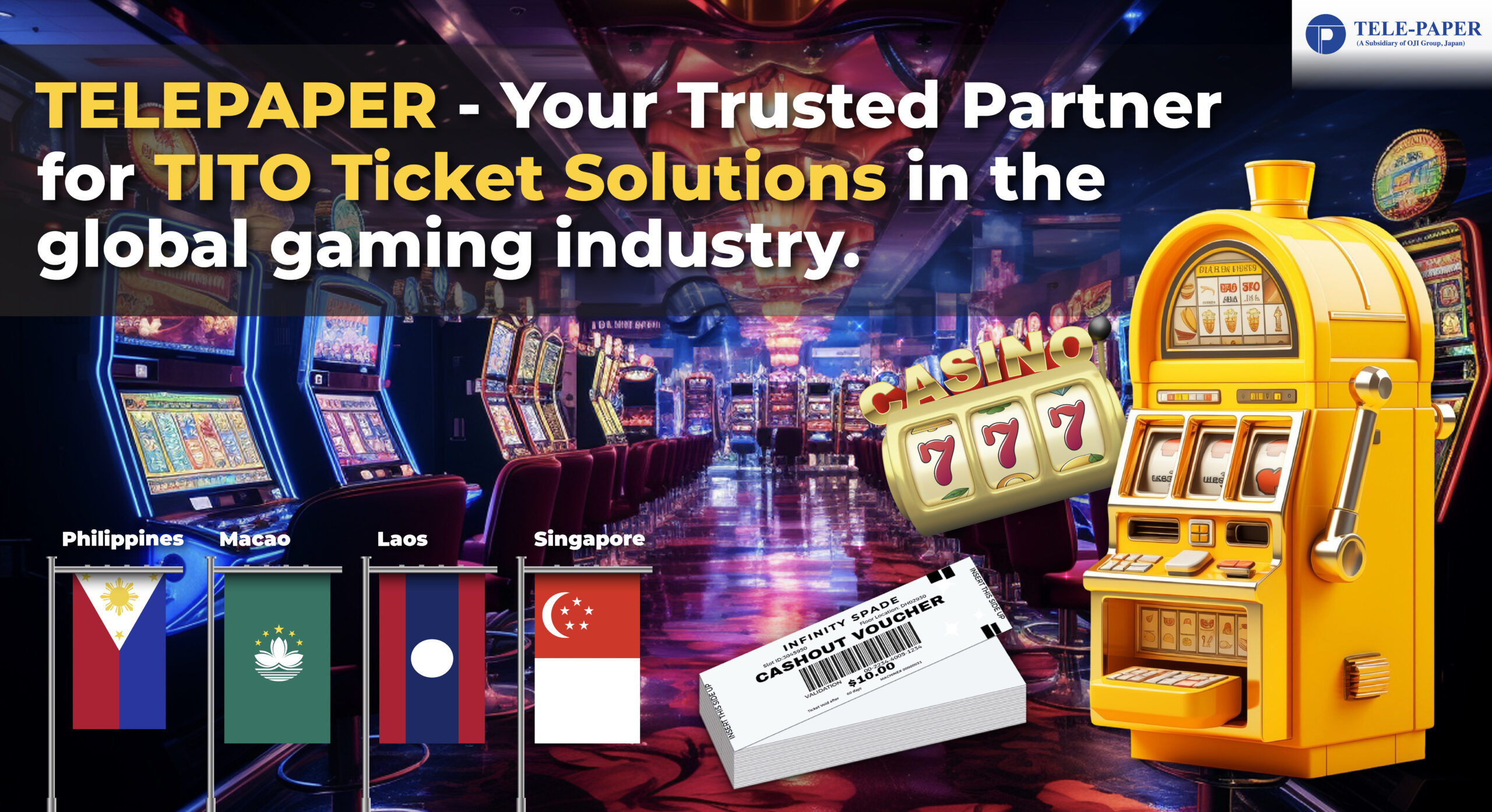 Protected: Telepaper – Your trusted partner for TITO Ticket Solutions in the global gaming industry.